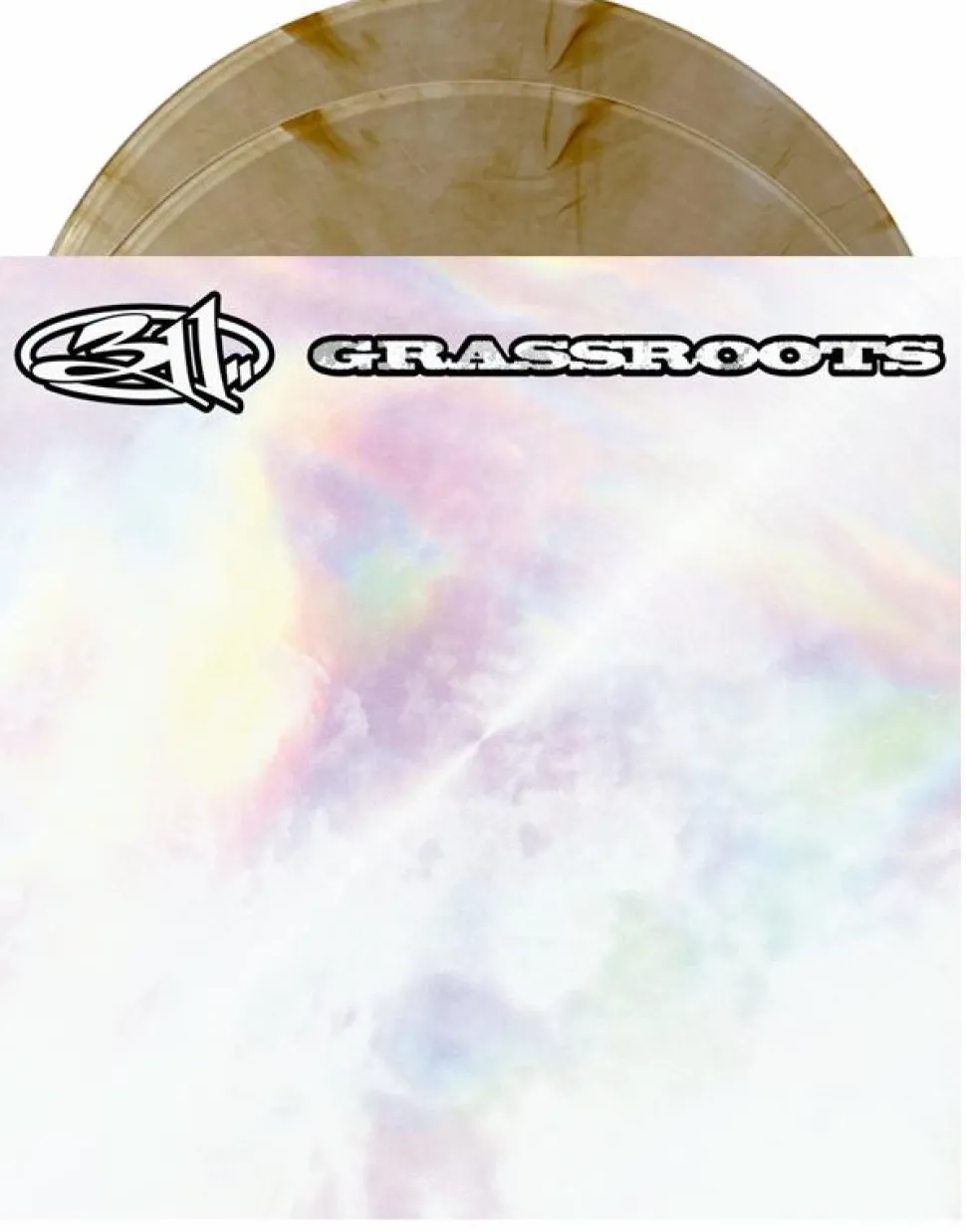 311 - Grassroots 30th Anniversary 2xLP Vinyl Record (Clear with Brown Swirls Coloured Vinyl)