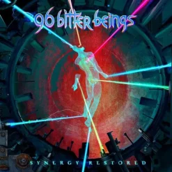 96 Bitter Beings - Synergy Restored LP Vinyl Record (Green in Blue with Pink Splatter Coloured Vinyl)