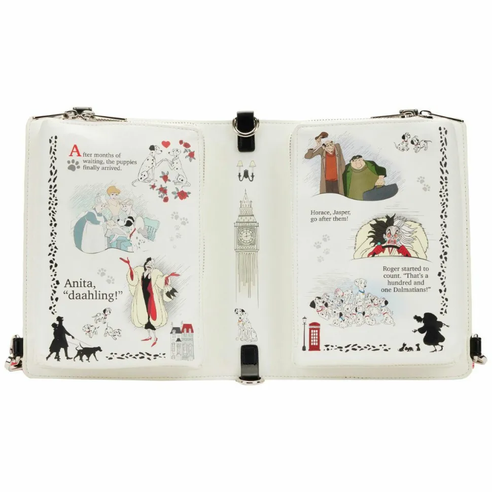 101 Dalmatians (1961) - Book 9” Faux Leather Convertible Crossbody Bag