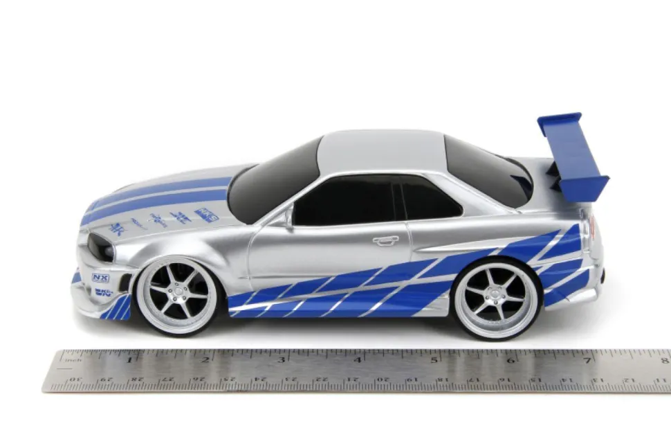 2 Fast 2 Furious - Brian’s 1999 Nissan Skyline GT-R (BNR34) 1/24th Scale R/C Remote Control Vehicle Replica
