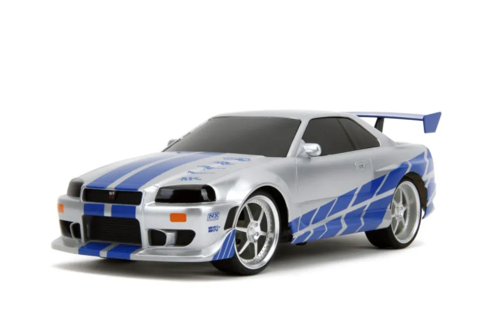 2 Fast 2 Furious - Brian’s 1999 Nissan Skyline GT-R (BNR34) 1/16th Scale R/C Remote Control Vehicle Replica