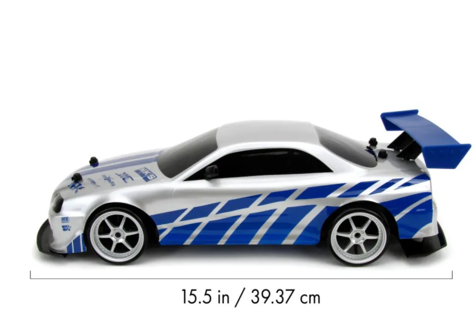 2 Fast 2 Furious - Brian’s 1999 Nissan Skyline GT-R (BNR34) Elite 1/10th Scale R/C Remote Control Vehicle Replica