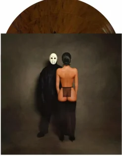 Â¥$ (Kanye West & Ty Dolla $ign) - Vultures 1 2xLP Vinyl Record (Brown Marble Coloured Vinyl)