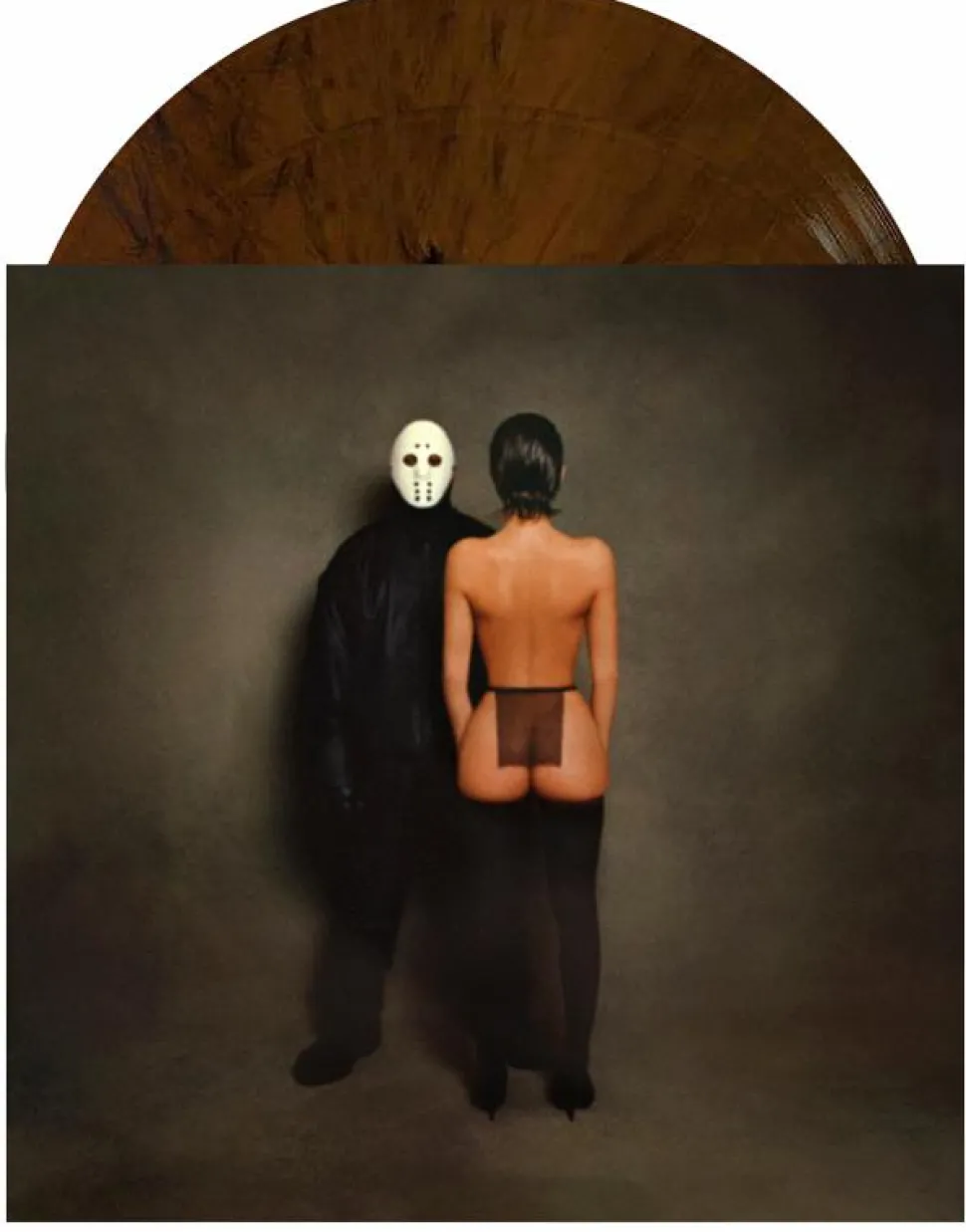 ¥$ (Kanye West & Ty Dolla $ign) - Vultures 1 2xLP Vinyl Record (Brown Marble Coloured Vinyl)