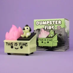 100% Soft - Lil' Dumpster Fire x This Is Fine Glow-in-the-Dark Vinyl Figure