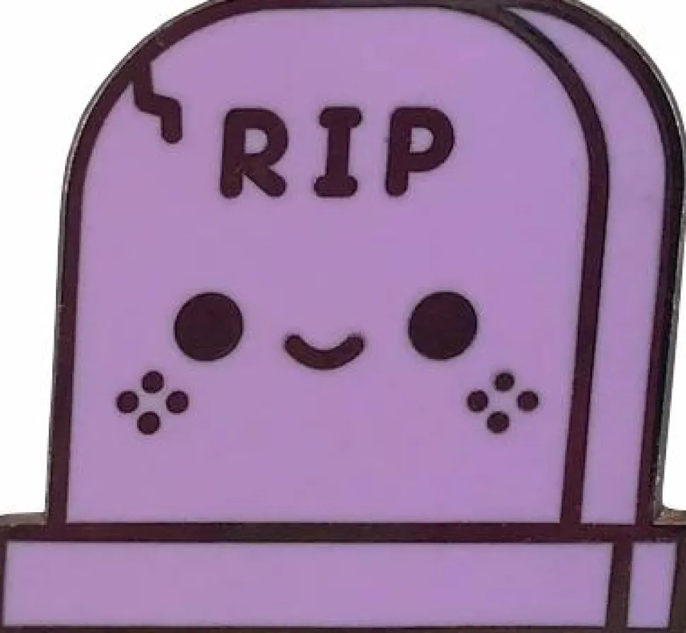 100% Soft - R.I.P. Enamel Pin
