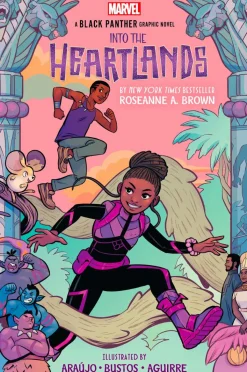 A Black Panther Graphic Novel: Into The Heartlands by Roseanne A. Brown Paperback Book
