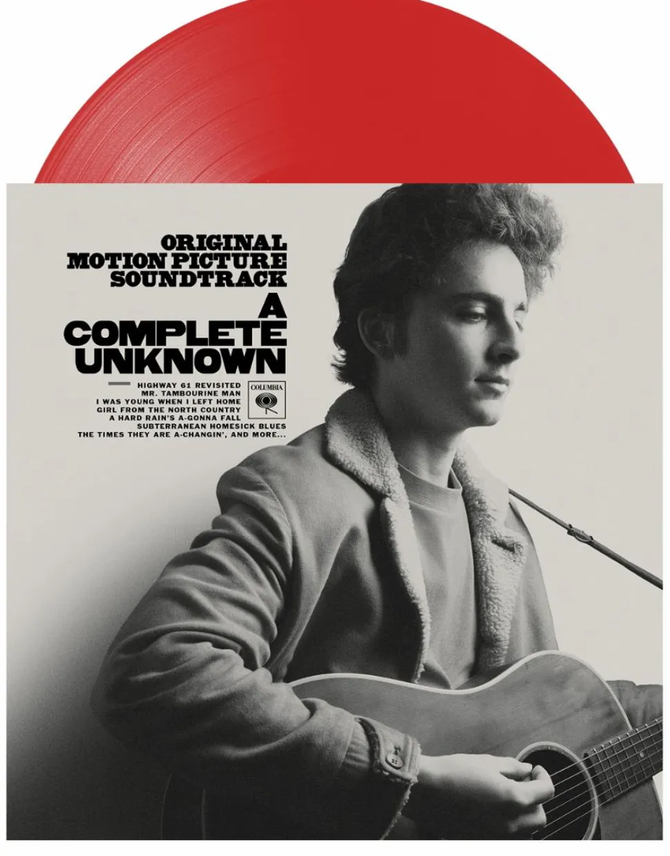 A Complete Unknown - Original Motion Picture Soundtrack by Various Artists LP Vinyl Record (Red Coloured Vinyl)