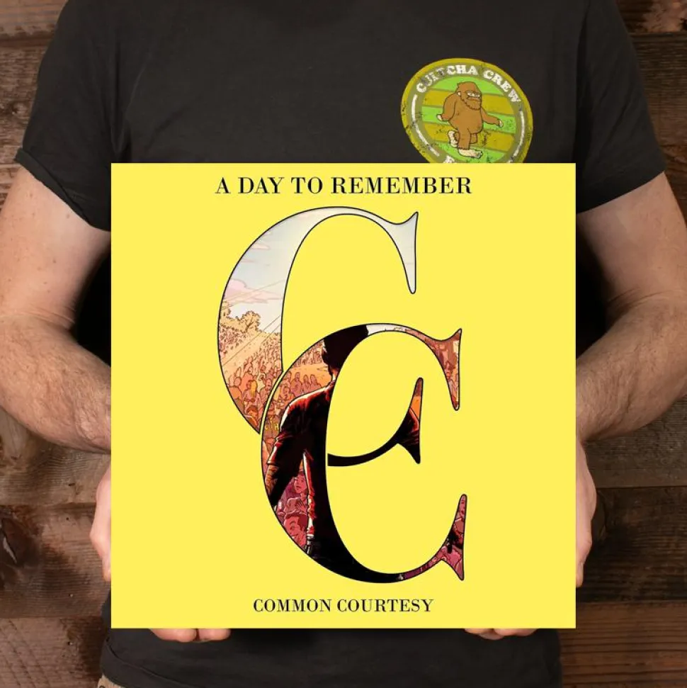 A Day To Remember - Common Courtesy 2xLP Vinyl Record (Lemon & Milky Clear Coloured Vinyl)