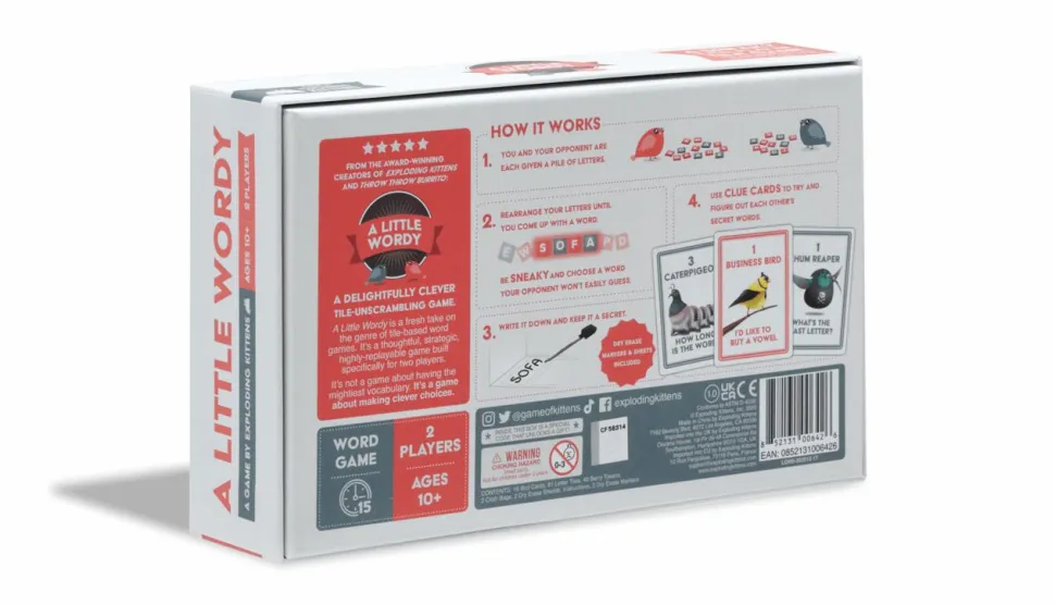 A Little Wordy - A Game by Exploding Kittens Card Game