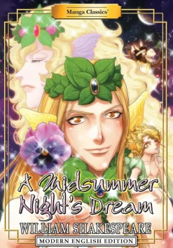 A Midsummer Night's Dream by William Shakespeare Manga Classics Modern English Edition Paperback Book