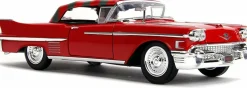 A Nightmare on Elm Street - Freddy Kreuger with 1958 Cadillac s62 1/24th Scale Hollywood Rides Die-Cast Vehicle Replica