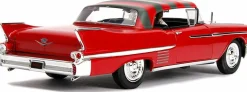 A Nightmare on Elm Street - Freddy Kreuger with 1958 Cadillac s62 1/24th Scale Hollywood Rides Die-Cast Vehicle Replica
