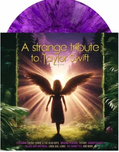 A Strange Tribute to Taylor Swift by Various Artists LP Vinyl Record (Purple Marble Coloured Vinyl)