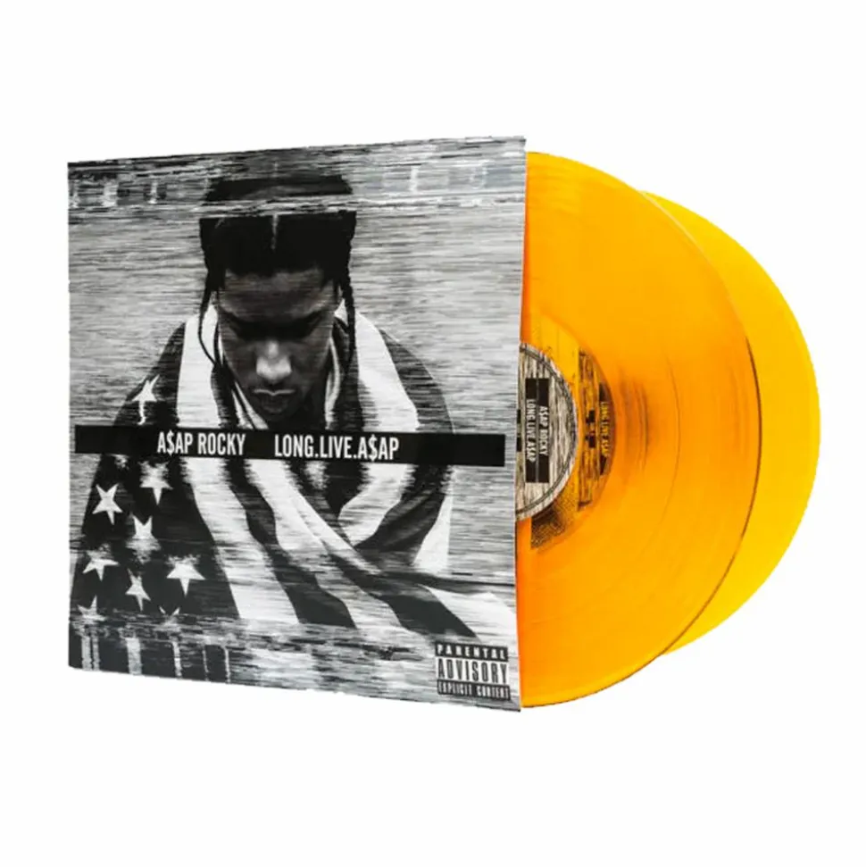 A$AP Rocky - Long.Live.A$AP 2xLP Vinyl Record (Translucent Orange Coloured Vinyl)