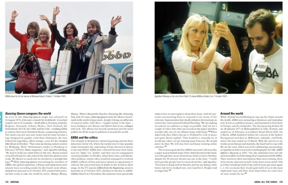 ABBA - All the Songs: The Story Behind Every Track Hardcover Book