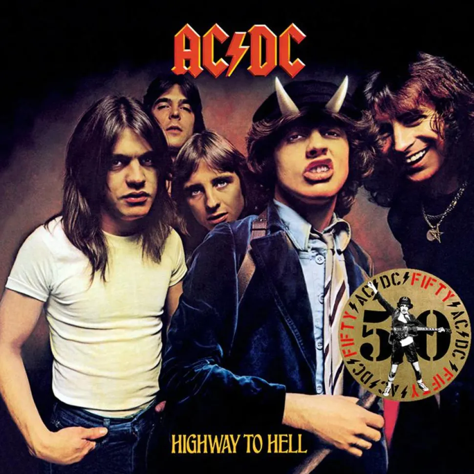 AC/DC - Highway To Hell LP Vinyl Record (50th Anniversary Gold Nugget Coloured Vinyl)