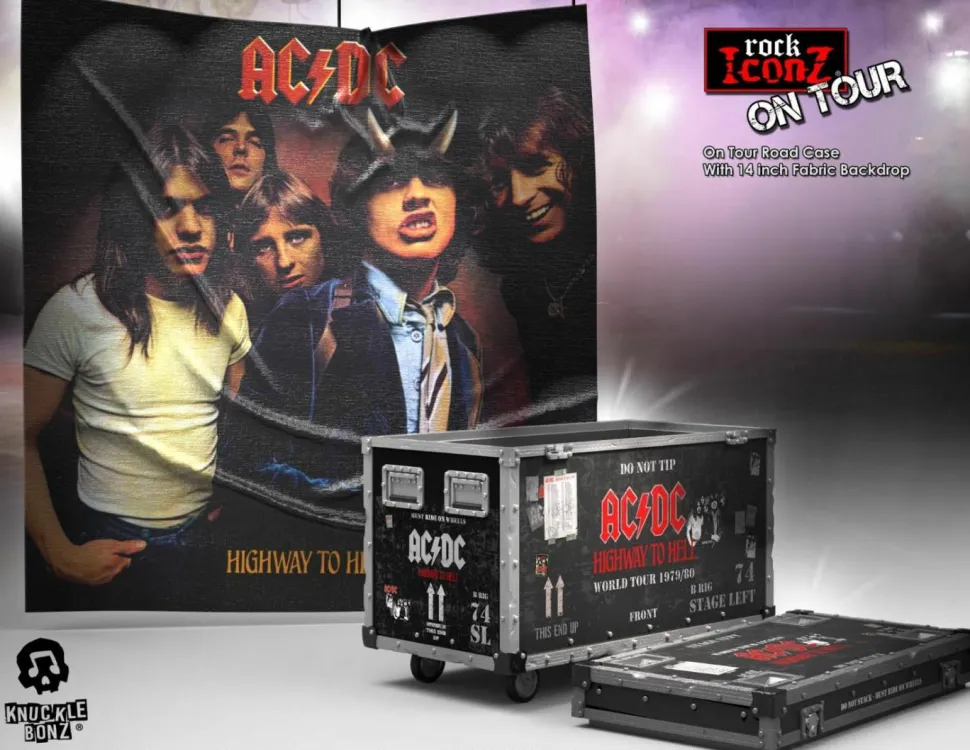 AC/DC - Highway to Hell Road Case & Stage Backdrop Rock Iconz On Tour Scaled Replica