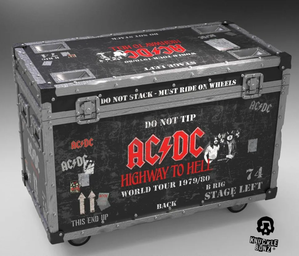 AC/DC - Highway to Hell Road Case & Stage Backdrop Rock Iconz On Tour Scaled Replica