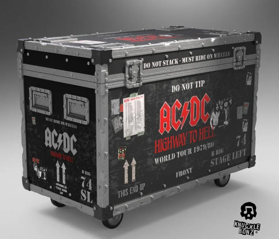 AC/DC - Highway to Hell Road Case & Stage Backdrop Rock Iconz On Tour Scaled Replica