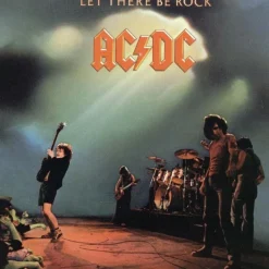 AC/DC - Let There Be Rock 50th Anniversary LP Vinyl Record (Gold Coloured Vinyl)