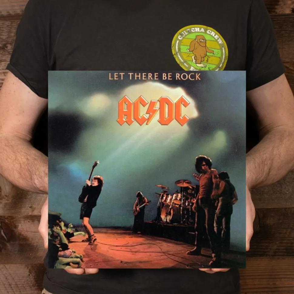 AC/DC - Let There Be Rock 50th Anniversary LP Vinyl Record (Gold Coloured Vinyl)