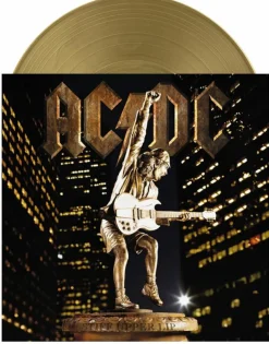 AC/DC - Stiff Upper Lip 50th Anniversary LP Vinyl Record (Gold Coloured Vinyl)