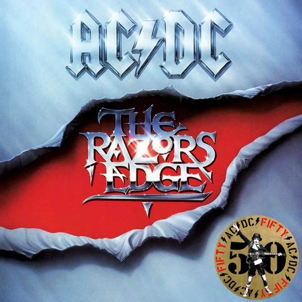 AC/DC - The Razors Edge LP Vinyl Record (50th Anniversary Gold Nugget Coloured Vinyl)
