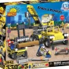Action Town - 330 Piece Construction Crane and Forklift