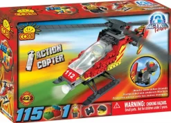 Action Town - 115 Piece Fire Action Copter