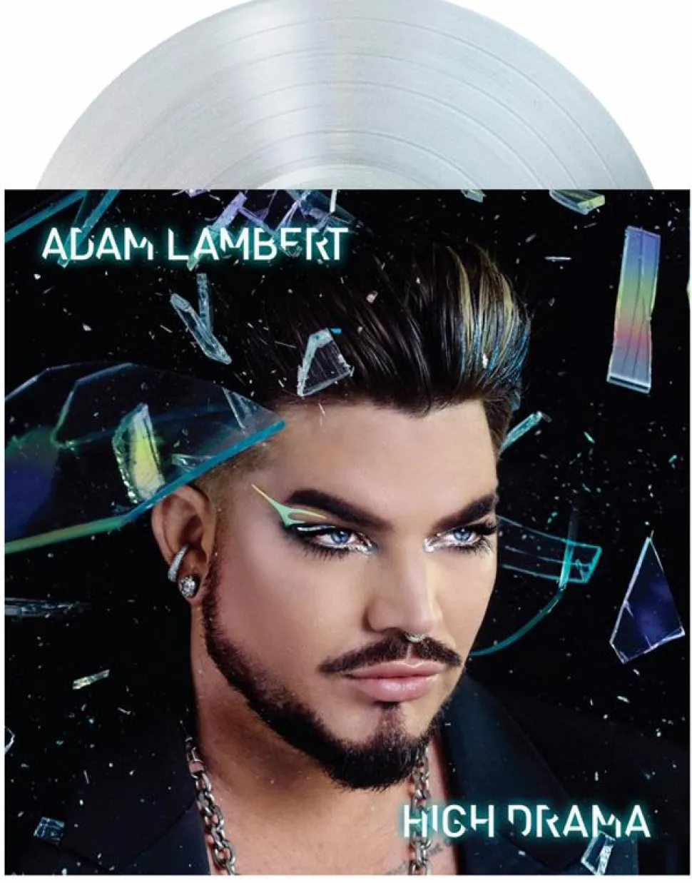 Adam Lambert - High Drama LP Vinyl Record (Clear Vinyl)