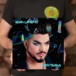 Adam Lambert - High Drama LP Vinyl Record (Clear Vinyl)