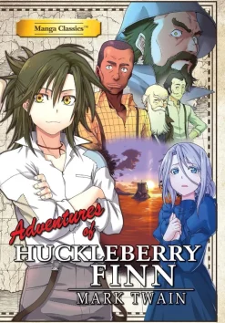 Adventures of Huckleberry Finn by Mark Twain Manga Classics Paperback Book