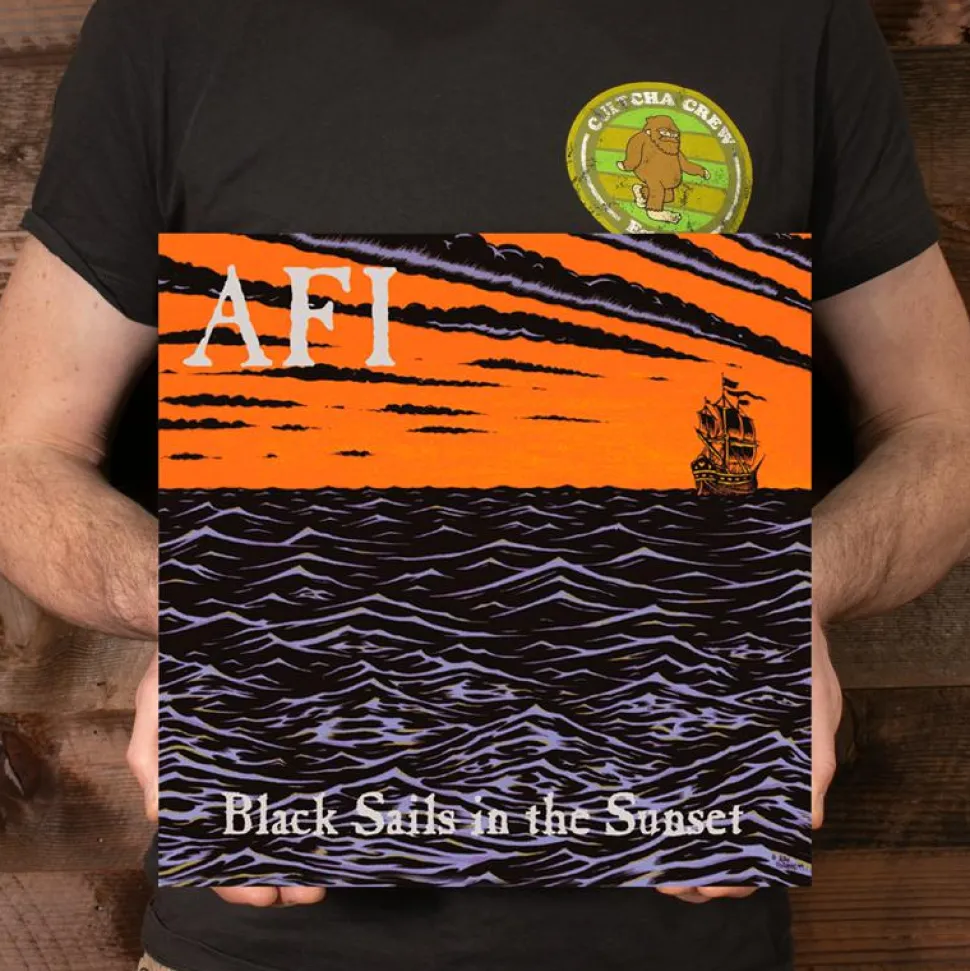 AFI - Black Sails in the Sunset 25th Anniversary LP Vinyl Record (Neon Orange Coloured Vinyl)