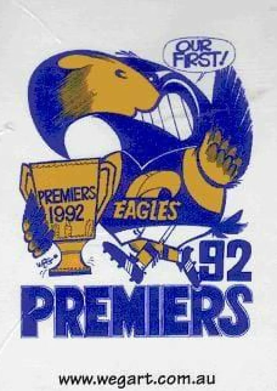 AFL - WEG West Coast 1992 AFL Card Set