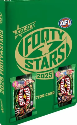 AFL Football - 2025 Select Footy Stars Vinyl Collector Card Album Portfolio