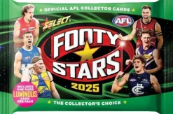 AFL Football - 2025 Select Footy Stars Trading Cards Booster Pack (9 Cards)