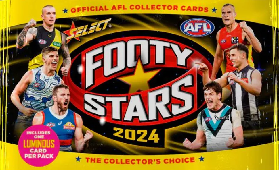 AFL Football - 2024 Select Footy Stars Trading Cards Booster Box (Display of 36)