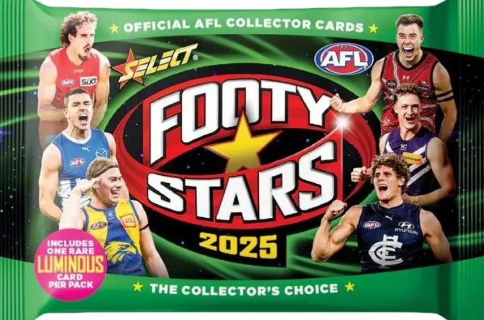 AFL Football - 2025 Select Footy Stars Trading Cards Booster Box (Display of 36)