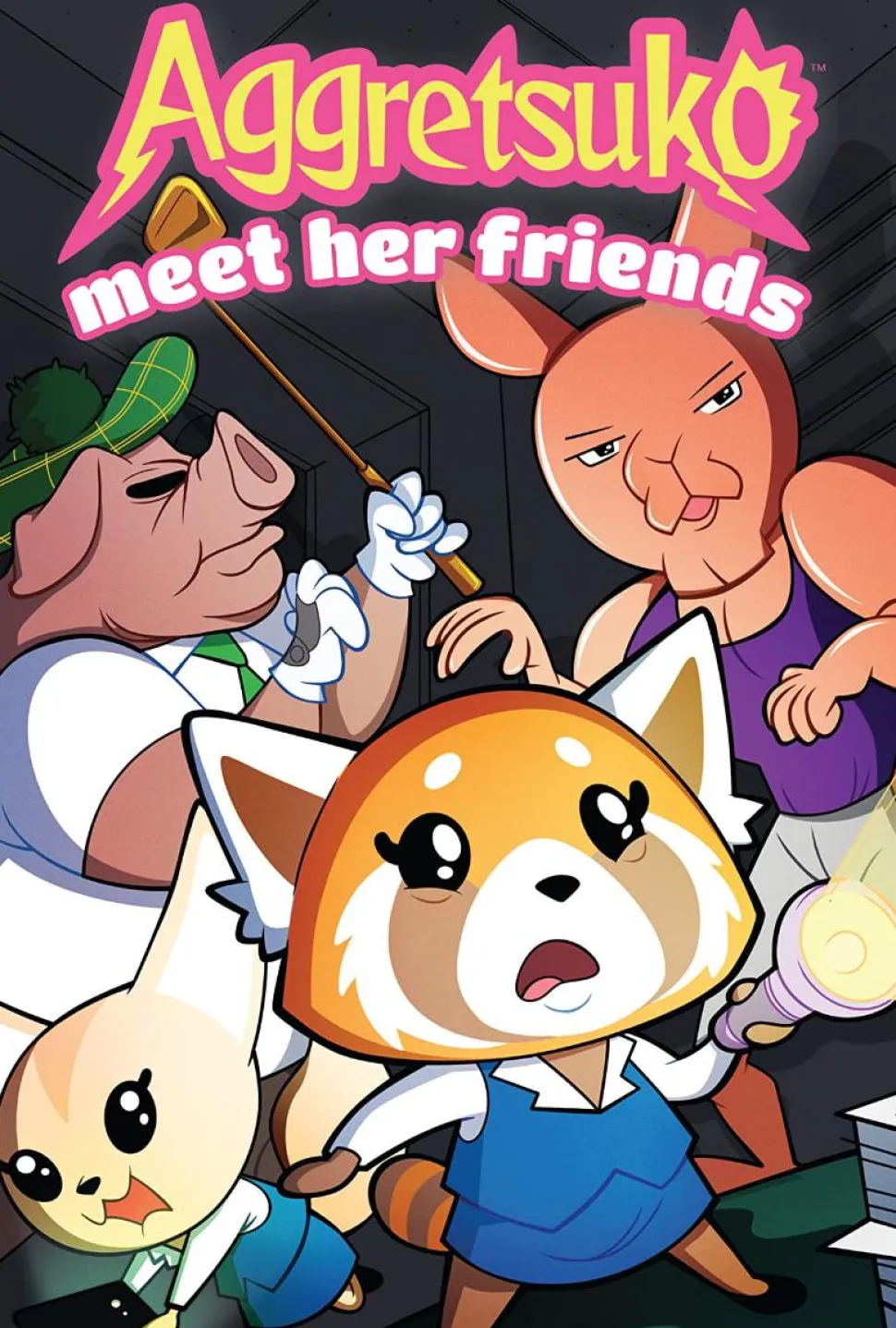 Aggretsuko - Meet Her Friends Hardcover Book