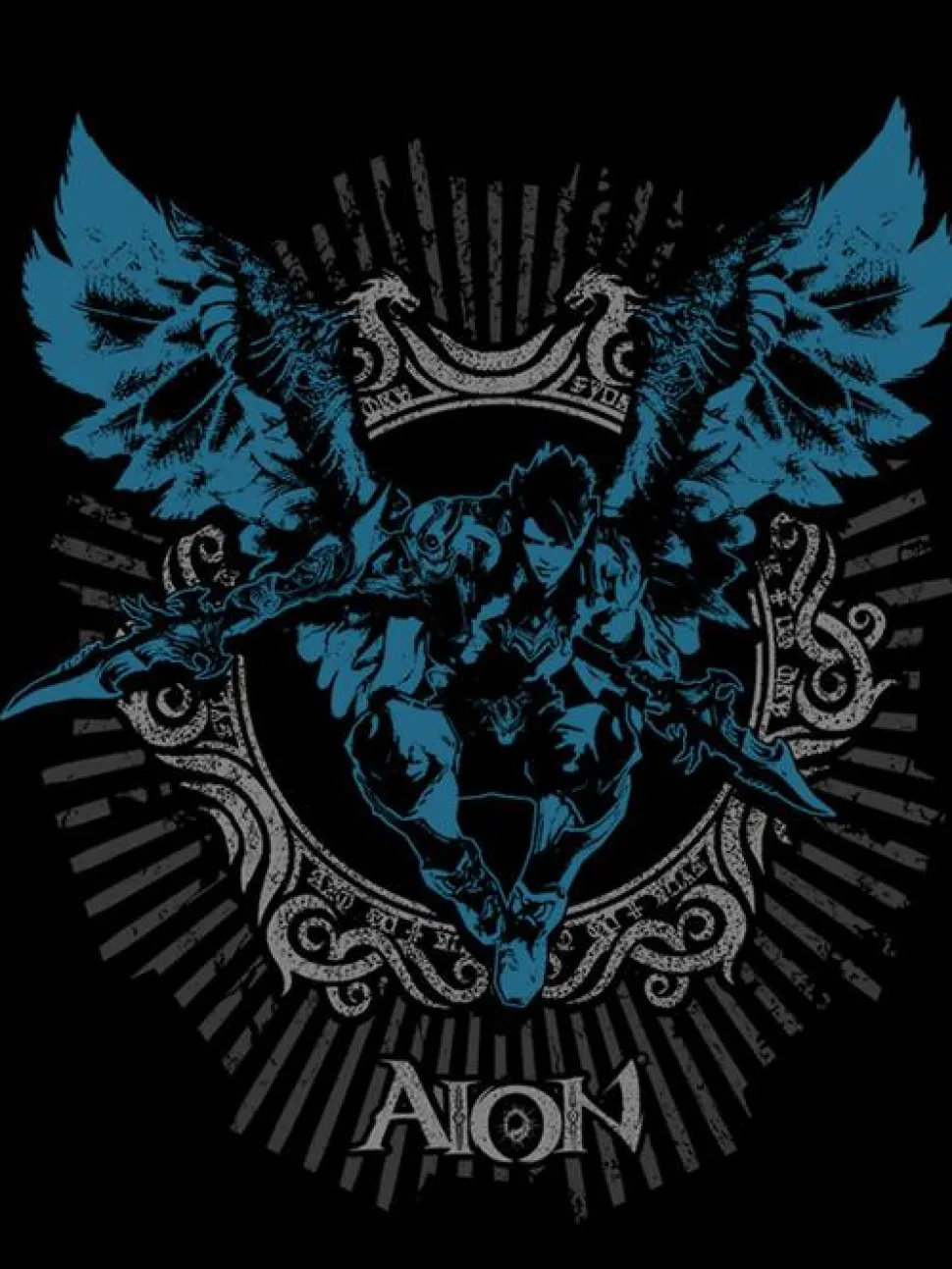 Aion - Assassin Black Male T-Shirt