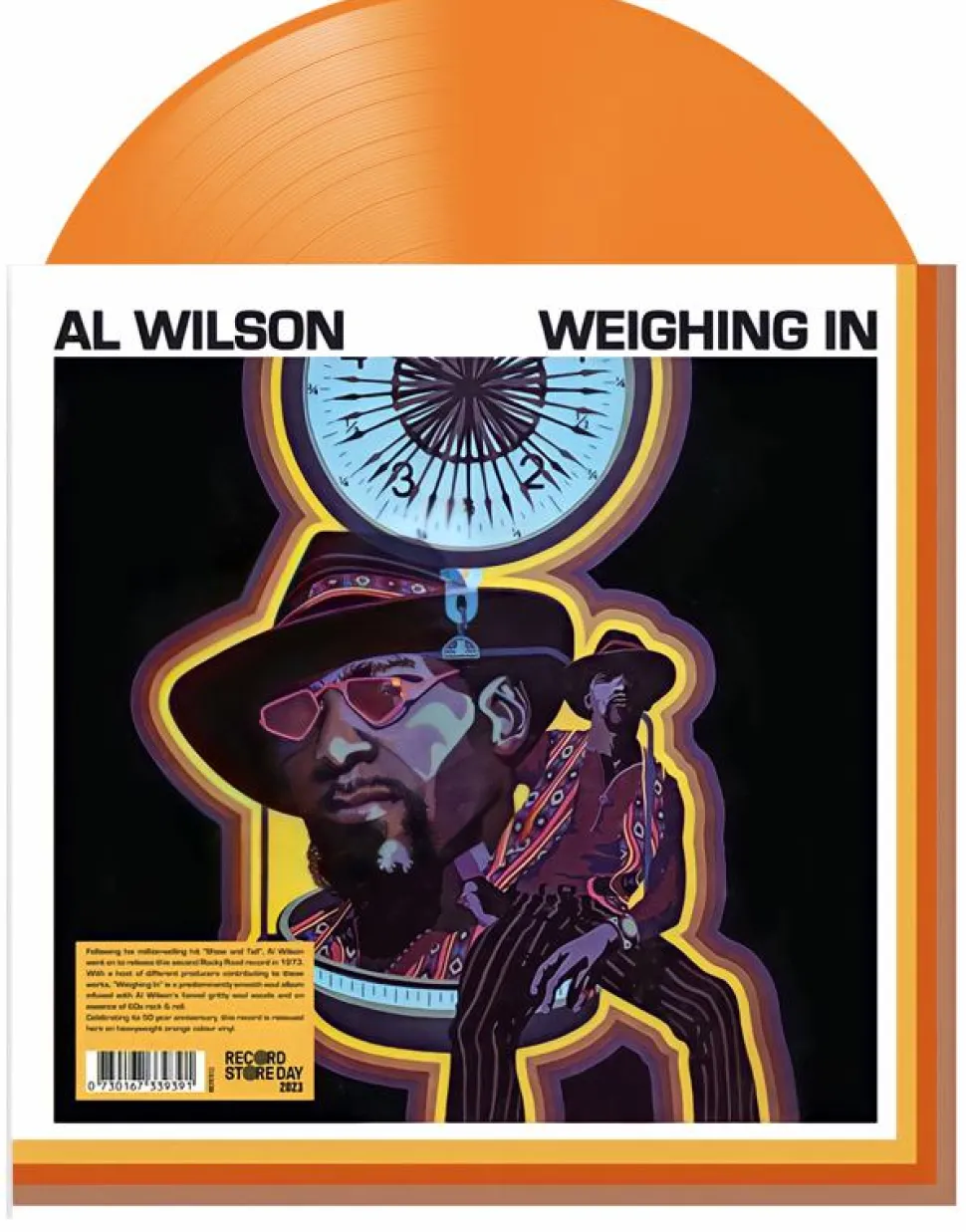 Al Wilson - Weighing In 50th Anniversary LP Vinyl Record (2023 Record Store Day Exclusive Orange Coloured Vinyl)