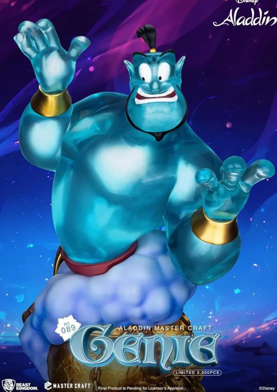 Aladdin (1992) - Genie Master Craft 17" Statue