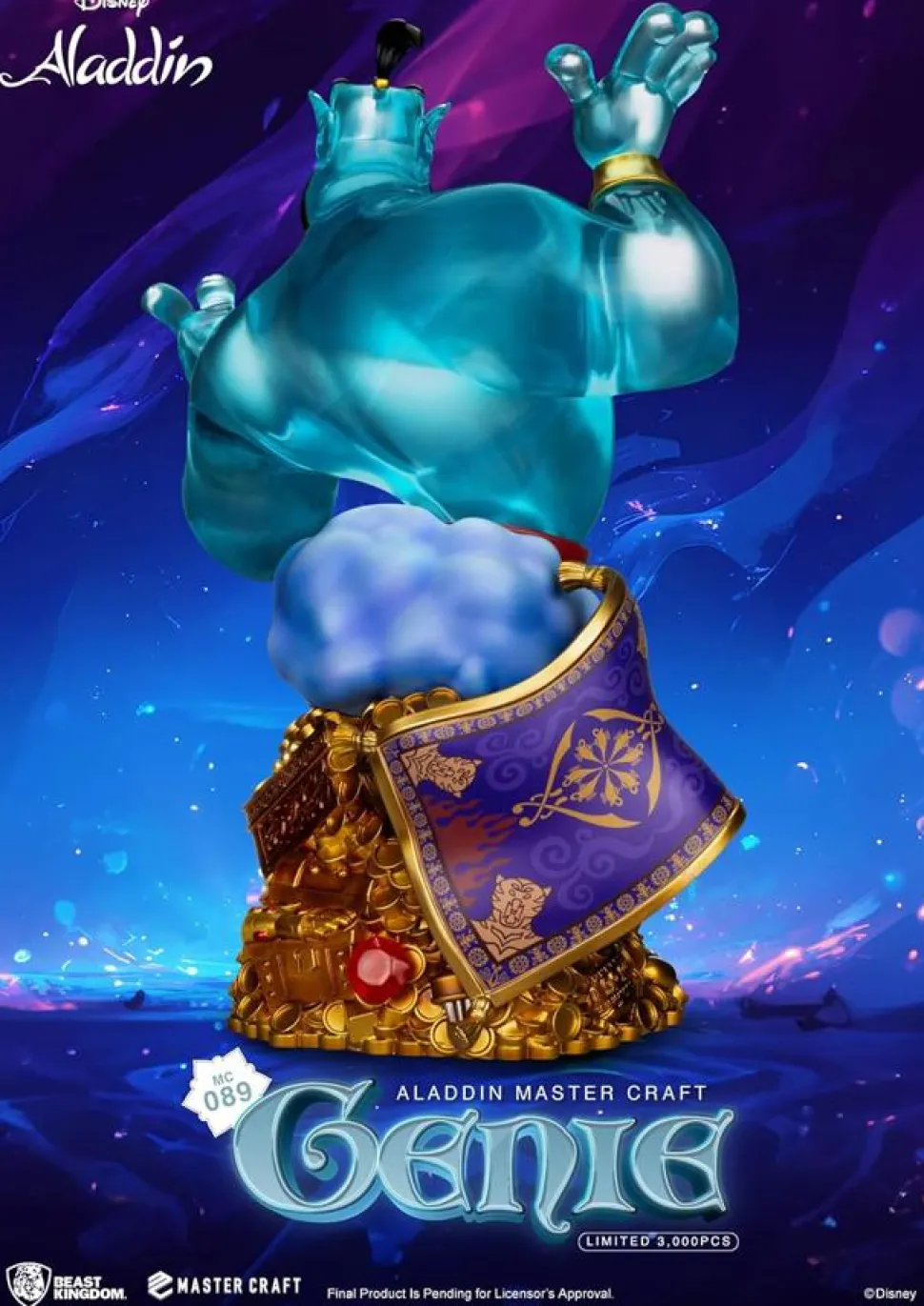 Aladdin (1992) - Genie Master Craft 17" Statue