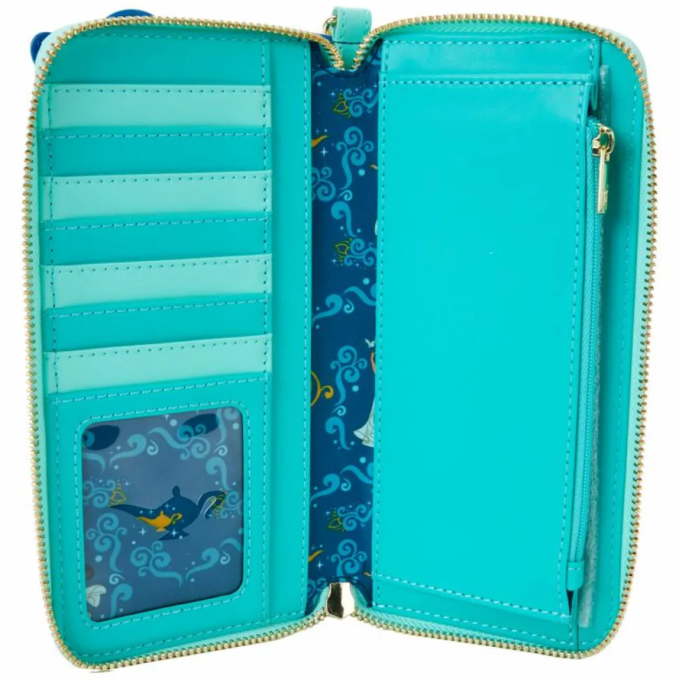 Aladdin (1992) - Jasmine Princess Lenticular 4" Faux Leather Wristlet Wallet