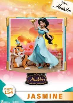Aladdin (1992) - Princess Jasmine Story Book Series D-Stage 6" PVC Diorama Statue