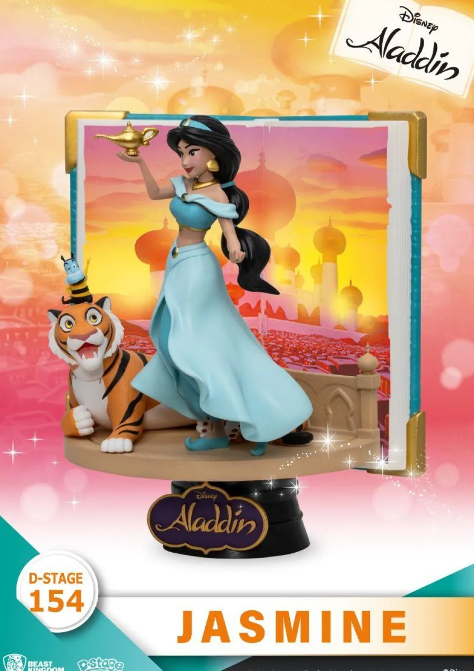 Aladdin (1992) - Princess Jasmine Story Book Series D-Stage 6" PVC Diorama Statue