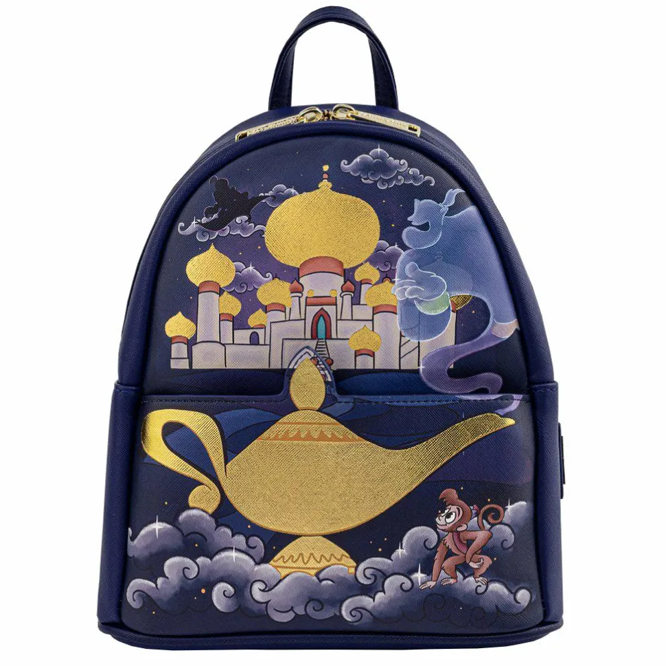 Aladdin (1992) - Princess Jasmine Castle 10” Faux Leather Mini Backpack