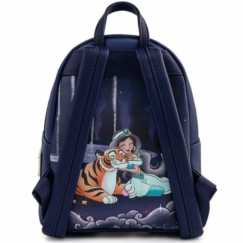 Aladdin (1992) - Princess Jasmine Castle 10” Faux Leather Mini Backpack