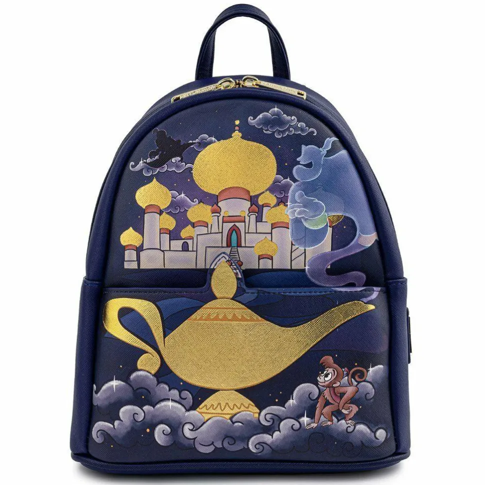 Aladdin (1992) - Princess Jasmine Castle 10” Faux Leather Mini Backpack